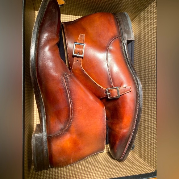 Carlos Santos Double Monk Strap Boots. UK9 - Picture 8 of 12